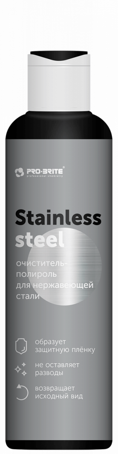 Очиститель-полироль для нержавеющей стали Stainless Steel 200 мл от интернет магазина БРАЙТПРОФЕССИОНАЛ.РФ