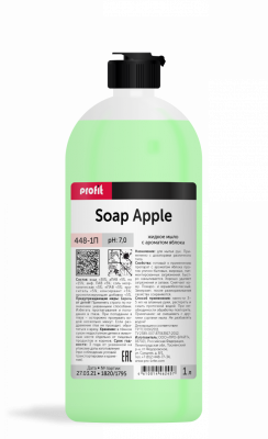 Жидкое мыло с ароматом яблока PROFIT SOAP apple. 1 литр